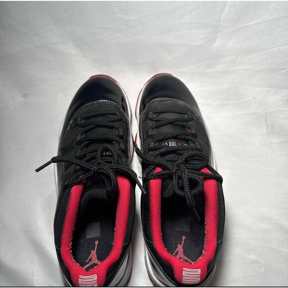 Size 11 - Nike Air Jordan 11 Retro Low Bred 2015 Men's Shoes - Picture 9 of 10